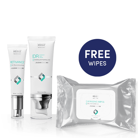 Anti-Aging Kit for Sensitive Skin (1 FREE Obagi Cleansing Wipes)